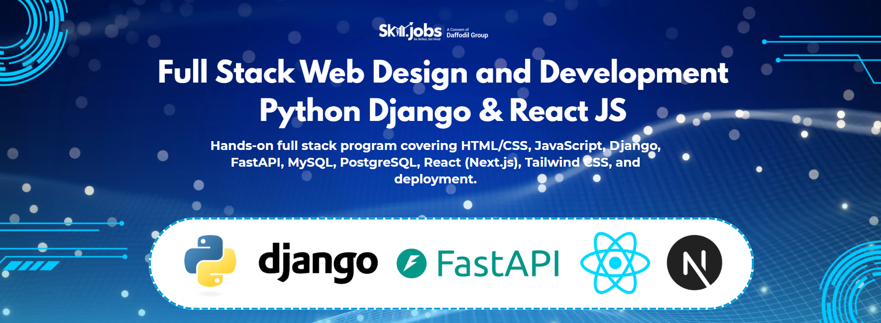 Full Stack Web Design and Development Python Django & React JS